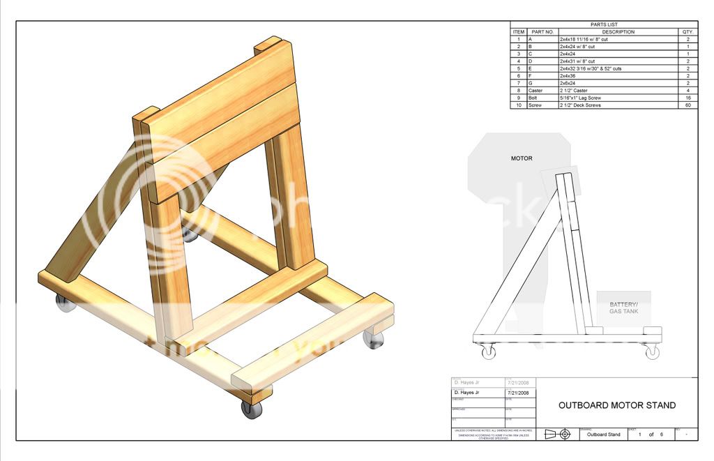 wooden outboard plans